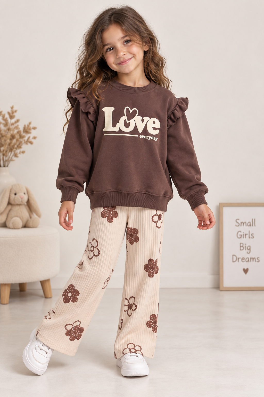 LOVE BASKILI EŞOFMAN TAKIM