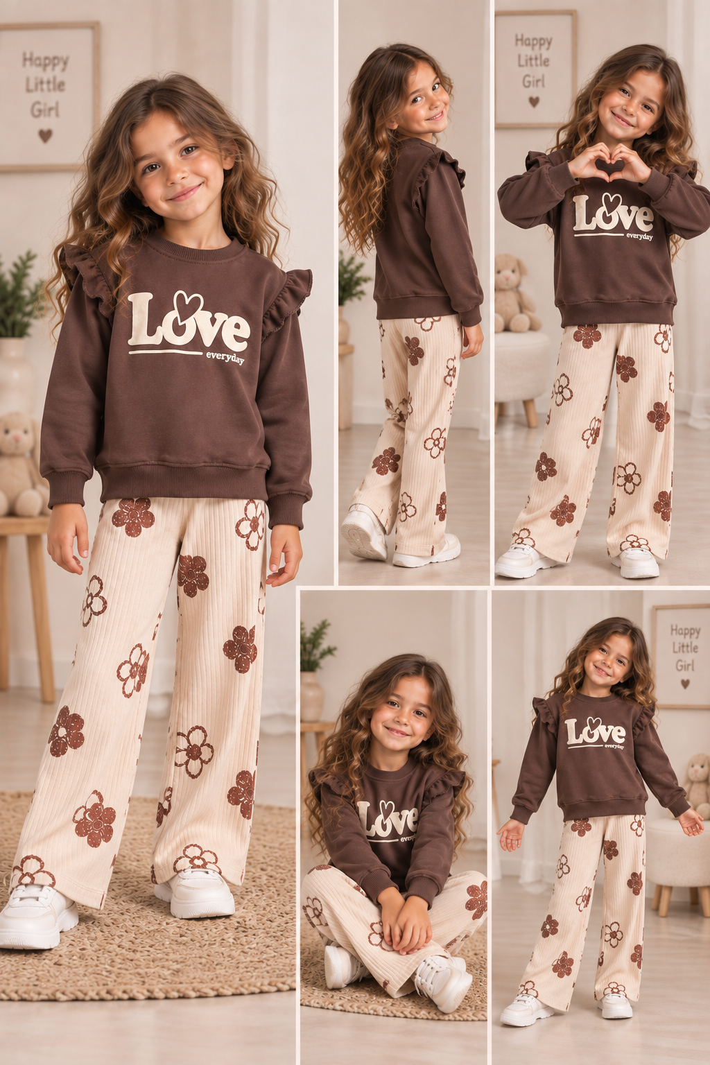 LOVE BASKILI EŞOFMAN TAKIM