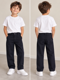 ERKEK ÇOCUK GABARDIN PANTOLON CEPLI VE DÜĞMELI