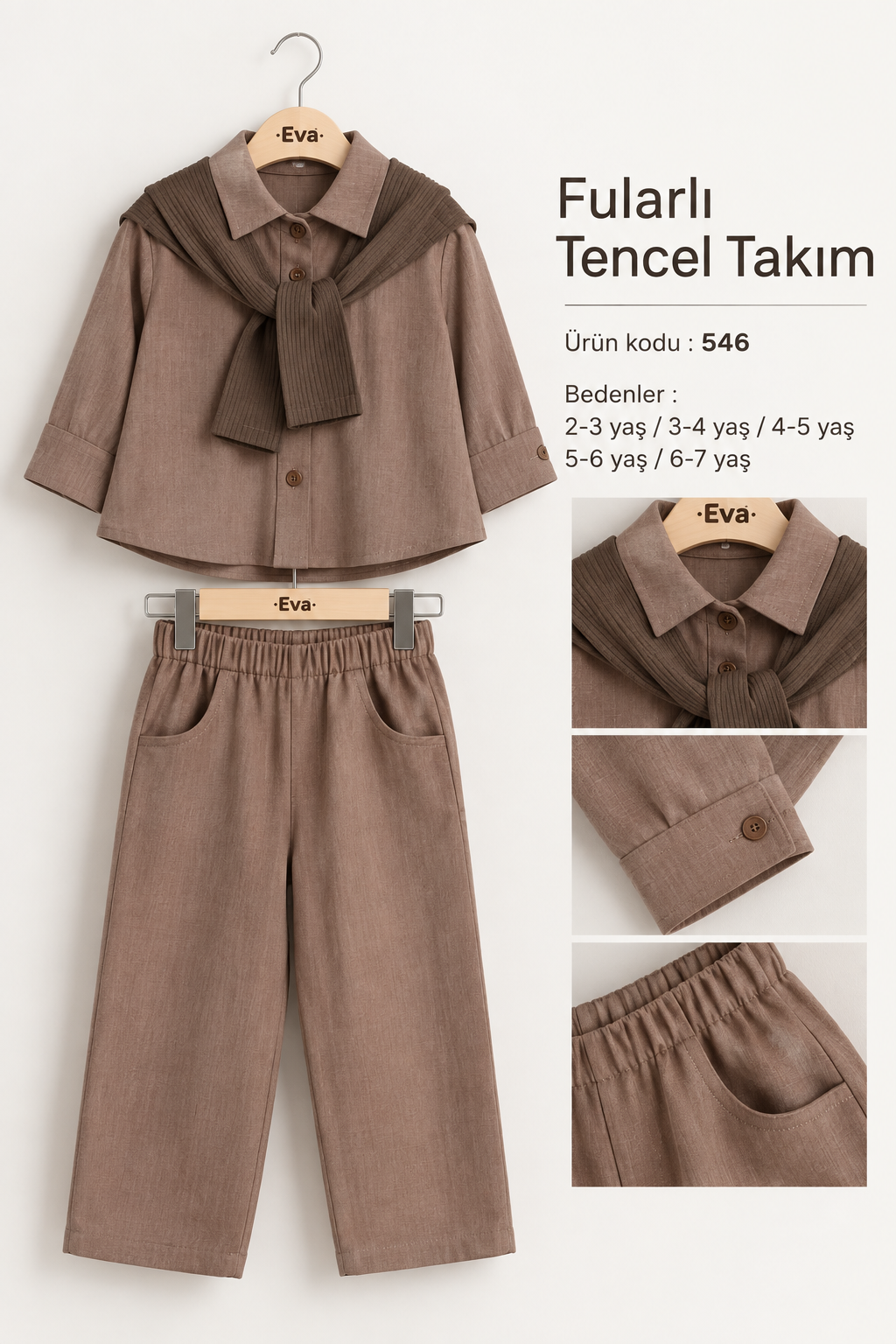 FULARLI TENCEL TAKIM