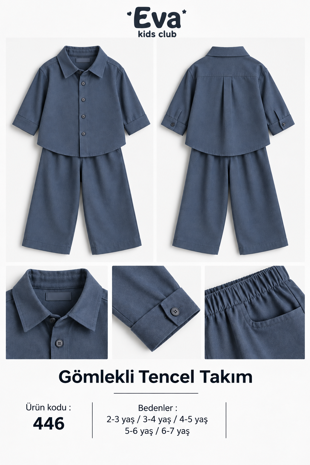 GÖMLEKLİ TENCEL TAKIM